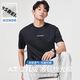 液氨丝光棉短袖 潮牌烫花高端冰丝凉感宽松半袖 T恤男夏季 2025新款
