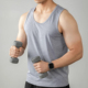 冰丝速干60S莫代尔背心男士 T恤汗衫 2025新款 运动健身坎肩工字无袖