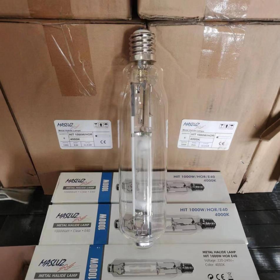 上海亚明金卤灯PS-T 1000w 直管金属卤化物灯E40 220V