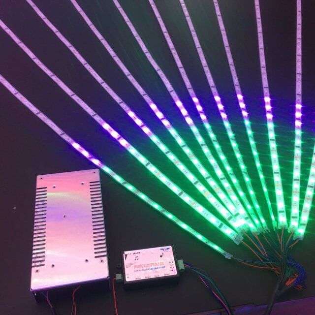 6803 幻彩各尺寸跑马流水追逐全彩音乐喷泉节奏跳动灯带