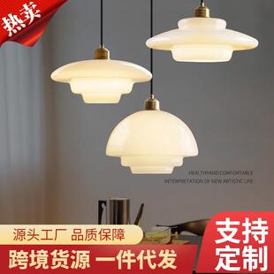 美式工业风玻璃单头床头吧台民宿前台小洋楼工作室卧室餐厅吊灯