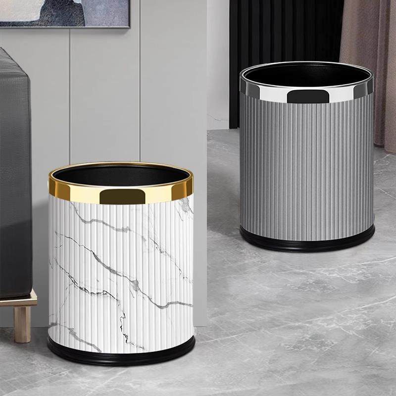 高颜值厨房轻奢垃圾桶家用客厅坤福卧室高档新款现代简约卫生间