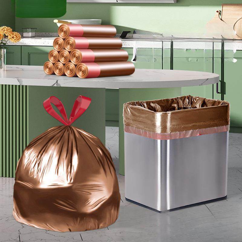 垃圾袋大号60x70家用加厚手提式实惠装拉抽绳式清洁袋厨房塑雯沃