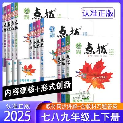 2025初中点拨七年级八九上下