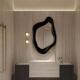 智能异形浴室镜化妆镜家用艺术餐边装 饰镜创意客厅不规则墙面挂镜