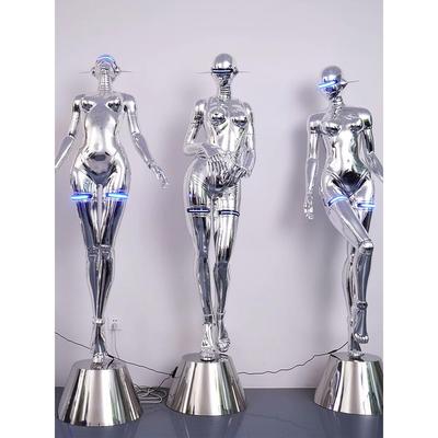 空山基摆件 未来机械姬女神雕 塑艺术人物模大型落地灯酒吧KTV装
