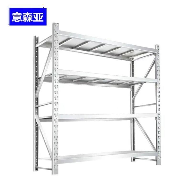 意森亚不锈钢货架置物架医护仓储架四层重型350KG主架2000*600*20