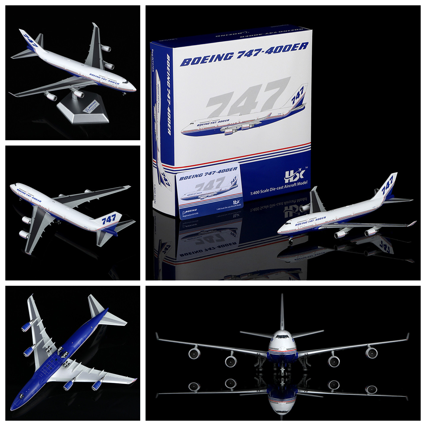 HX飞机模型原厂B747-400N747ER