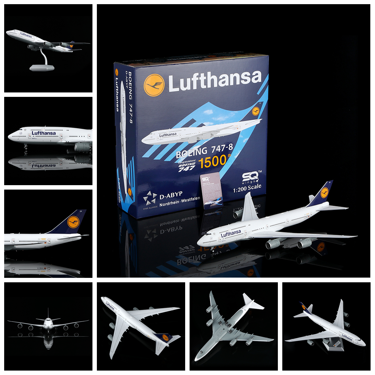 SQ飞机模型L2106汉莎航空D-ABYP