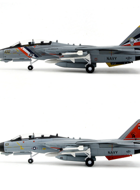 AF1美国海军F-14D雄猫战斗机VF2赏金猎人VF31炸弹猫飞机模型1/72