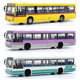 车影拾光黄海DD6121HS北京杭州丹东公交巴士城市客车合金模型1/64