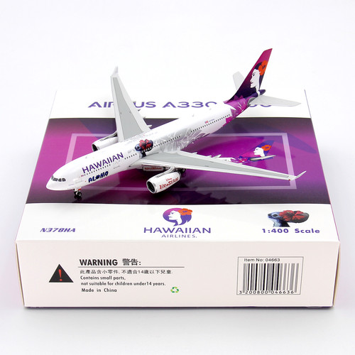 PH模型04663夏威夷航空N378HA