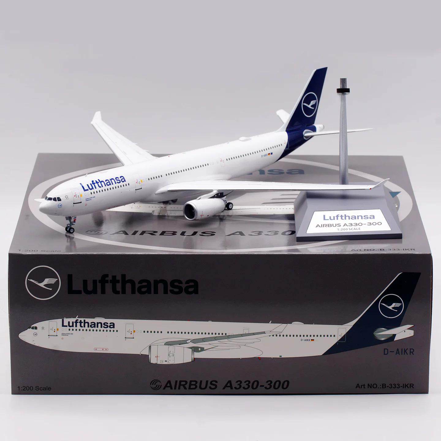 B-Models 汉莎航空空客A330-300 D-AIKR 合金成品飞机模型1/200
