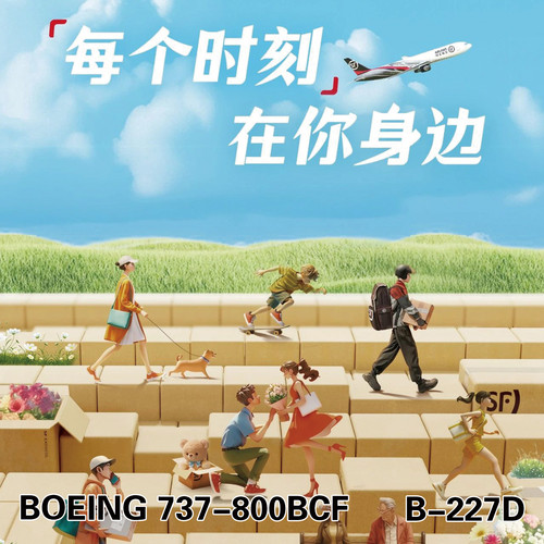 飞机模型B737-800BCFB-227D