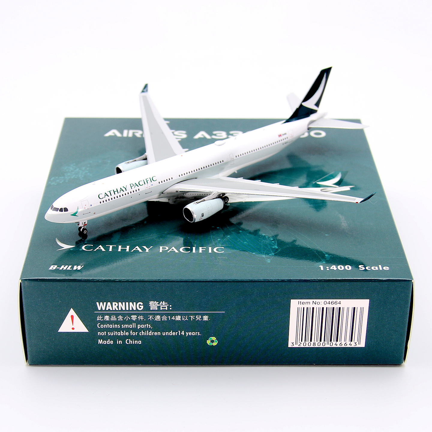 PH飞机模型04664国泰航空B-HLW