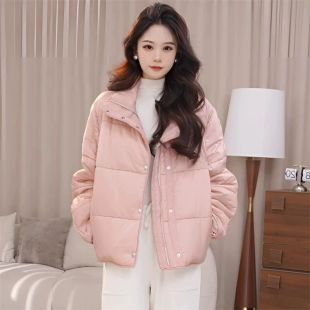 商场同款阿玛施女装2025秋冬季新款立领保暖新雪丽棉衣面包服外套