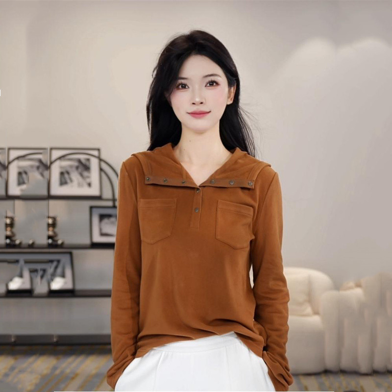 【商场同款】阿玛施连帽长袖卫衣