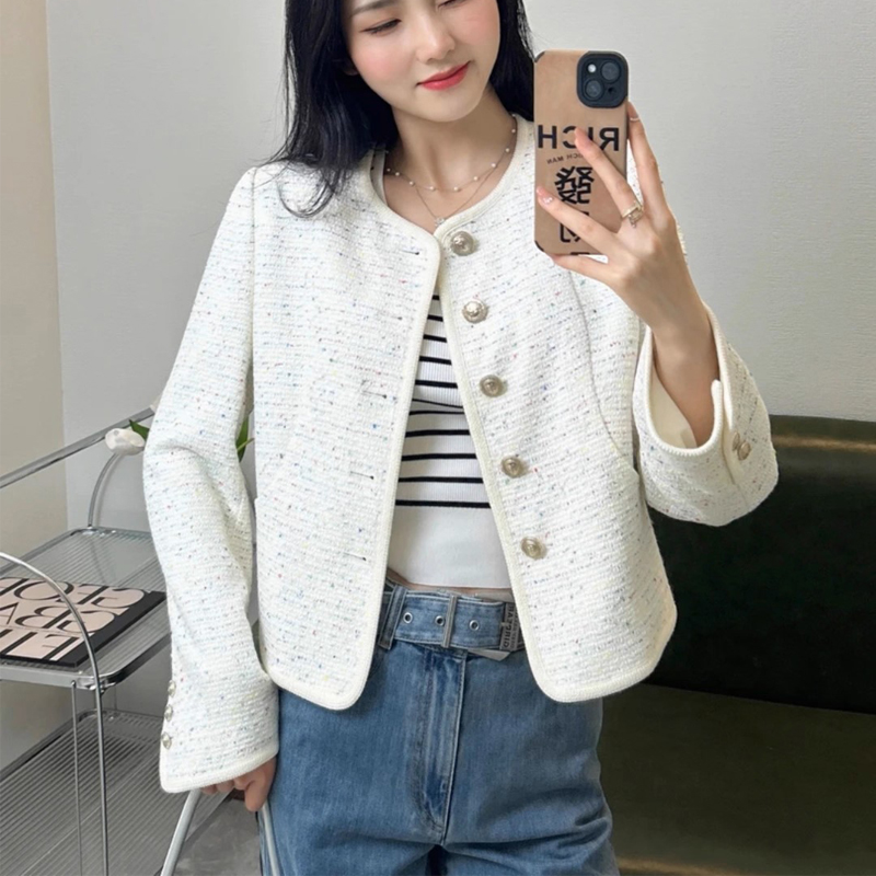 AMASS/阿玛施千金小香风短外套女