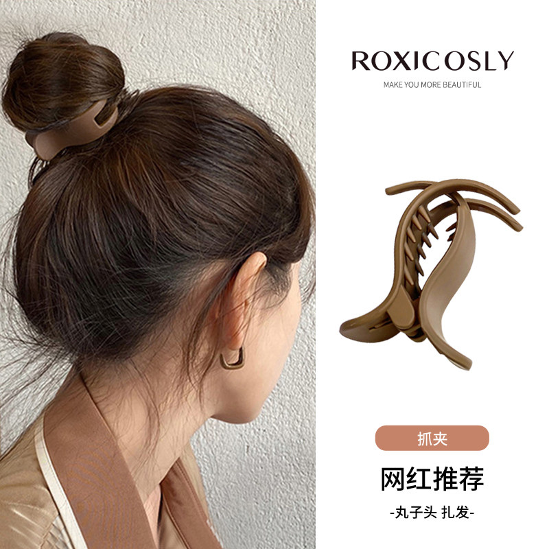 高级感网红抓夹丸子头发夹