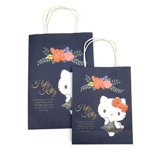 hellokitty礼品袋服装店袋子手提购物袋包装袋牛皮纸袋手提袋定制