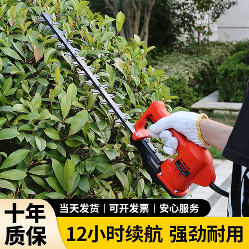 电动绿篱修剪机园林绿化树枝剪刀单手球形充电式修枝剪锂电修剪机