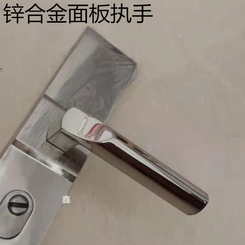 防盗门锁把锌合金把手大门拉手机械锁通用型家用室外门豪华锁具