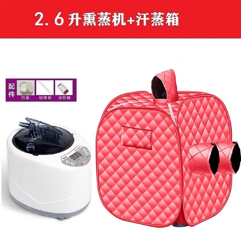 汗蒸房家庭用桑拿美容院单人双人发汗蒸箱盐晶砖湿蒸家用蒸澡浴箱