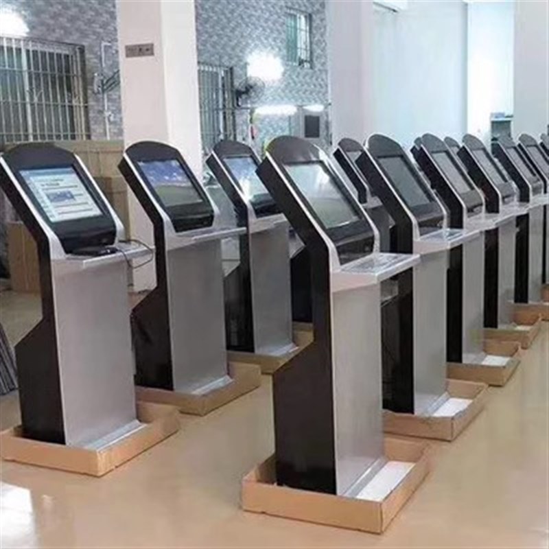 立式触摸屏查询自助终端机柜sop工业触控一体机外壳车间mes工控机