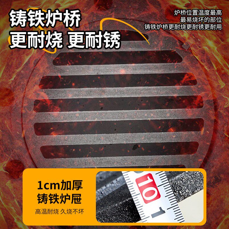 2026年高端柴火灶家用木柴户外炉具炉子农村地锅灶台烧火室外炉灶
