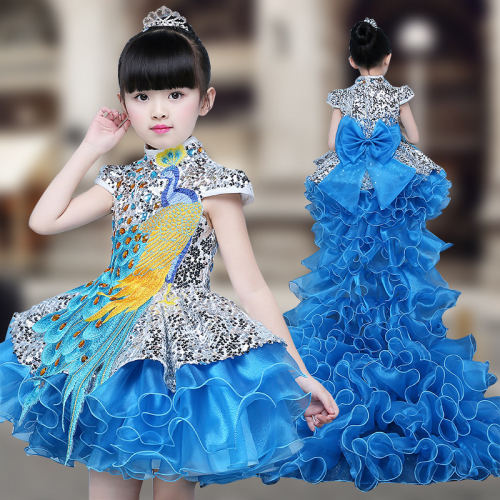 六一节儿童舞蹈服小女孩