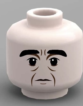 小颗粒积木人仔表情小丑女性漫画动漫脸谱MOC100款通用头部兼容58