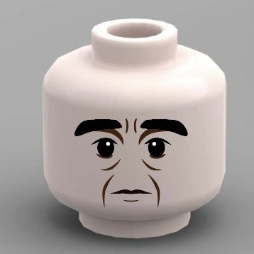 小颗粒积木人仔表情小丑女性漫画动漫脸谱MOC100款通用头部兼容58