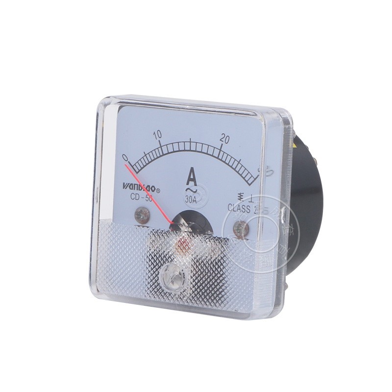 CD50机械指针式交流电流表CD-50 直通交流电流表/直接式 50X50,工业油品/胶粘/化学/实验室用品,实验室漏斗,淘宝优惠券,粉丝福利购,淘宝优惠卷