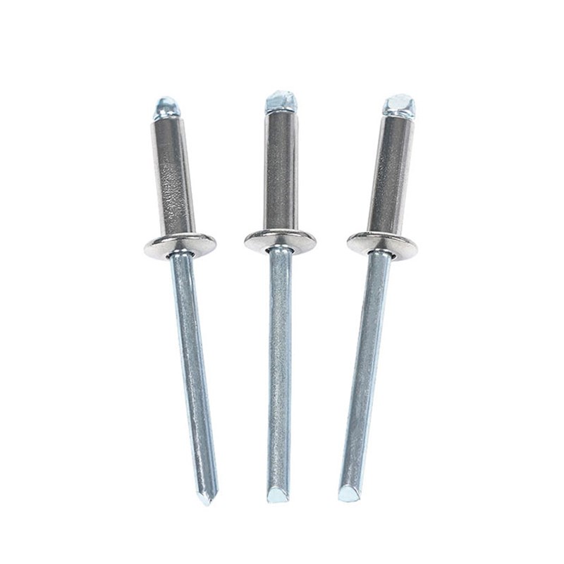 304不锈钢抽芯铆钉4mpm柳钉 拉铆钉圆头拉钉卯钉抽心装潢M3.2M4M5