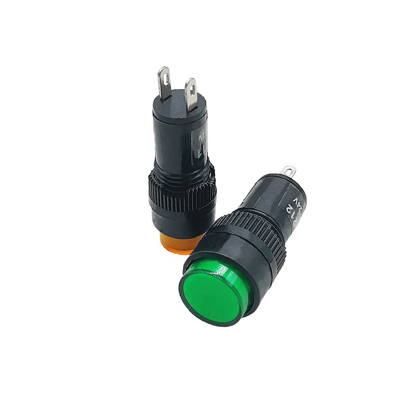NXD-215/211/212指示灯灯泡款电源信号灯24V开孔8mm 10mm 12mm