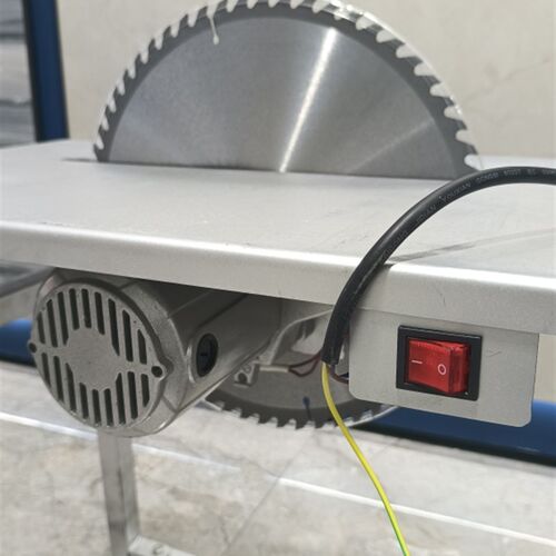 锯柴机家用电锯柴工地锯板锯竹子圆盘锯一体锯带电机整套220V