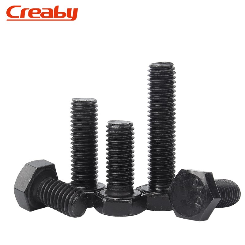 黑色外六角螺栓304不锈钢螺丝大全加长螺杆螺钉MI3M4M5M6M8M10M12