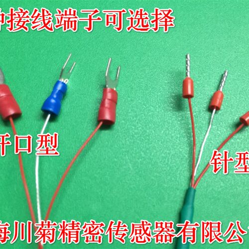 进口贴片式热电阻偶Pt100温度传感器表面端垫片冷压鼻探头PT1000