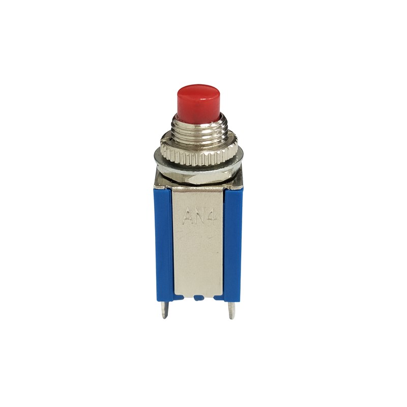 AN4-2X2 按钮开关 8mm无锁自复位 按通 复位6脚 双控 两开两闭