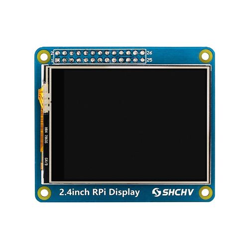 树莓派4B 2.4寸触控显示屏Pi4代3B+/3A+/Zero2W屏幕320x240分辨率