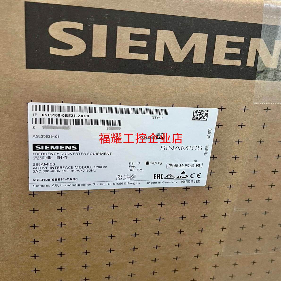 6SL3100-0BE31-2AB0西门子工程余货现货出售【询价】