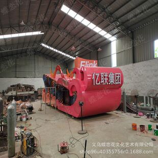 元宵游街习俗主题花车巡游打造灯会公司发光彩车装饰道具