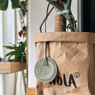 手工迷你蒲扇扇子儿童包挂件挂饰扇草编出行扇老式草扇古风团扇