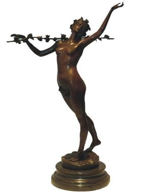 花季少女铜雕塑欧式人物摆件铜像工艺礼品摆饰家居饰品礼品客厅书