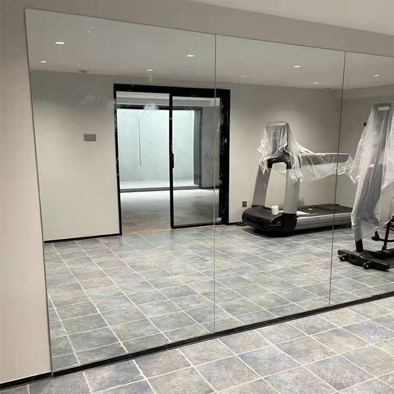 舞蹈室镜子贴墙家用落地穿衣镜健身房瑜伽排练跳舞练功房定制大镜