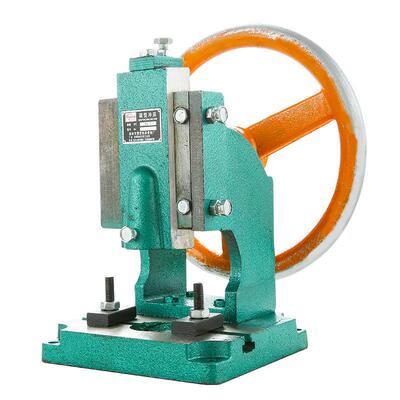 繁发0.5-1.5T小型微型冲床圆盘手啤机手摇手动压力机台式冲压机孔