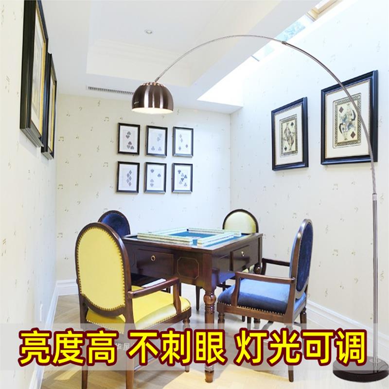 麻将灯落地式落地灯客厅高级感亮度高麻将机照明灯打麻将桌专用灯