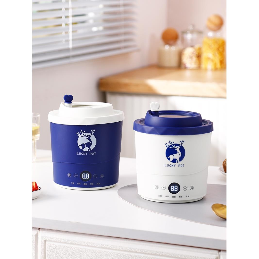 宿舍电煮锅小型家用小电锅多功能电饭锅迷你小锅一人用学生泡面锅