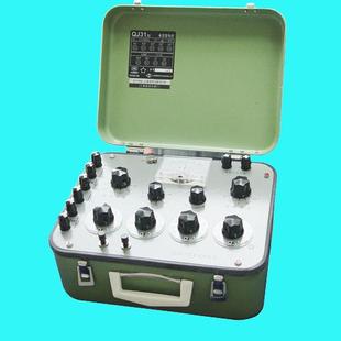 准确度：0.1% 0.1m～1.1110 QJ31直流单双臂电桥 测量范围：