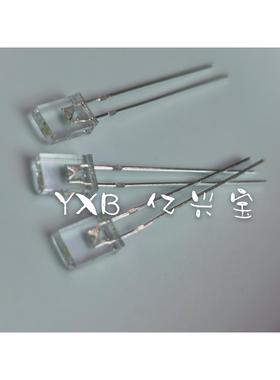 LED直插257白发蓝短脚/长脚 2*5*7 蓝色高亮插件发光二极管1000个